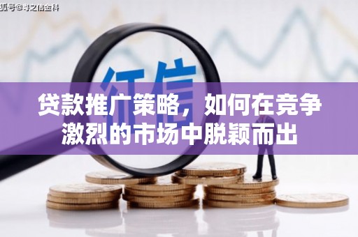 荷塘贷款推广策略，如何在竞争激烈的市场中脱颖而出