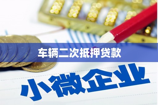 荷塘车辆二次抵押贷款