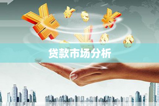 荷塘贷款市场分析