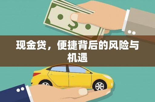 荷塘现金贷，便捷背后的风险与机遇