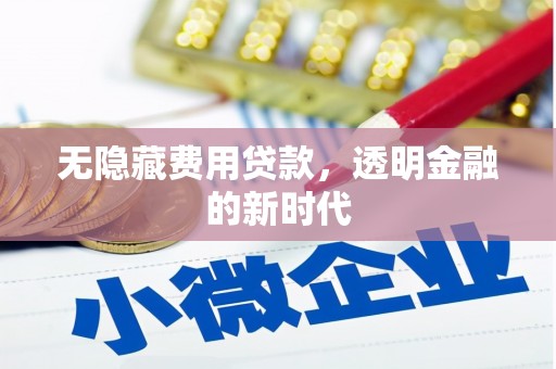荷塘无隐藏费用贷款，透明金融的新时代