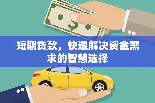 荷塘短期贷款，快速解决资金需求的智慧选择