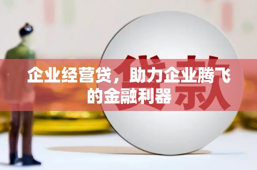 荷塘企业经营贷，助力企业腾飞的金融利器