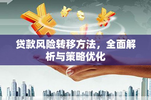 荷塘贷款风险转移方法，全面解析与策略优化