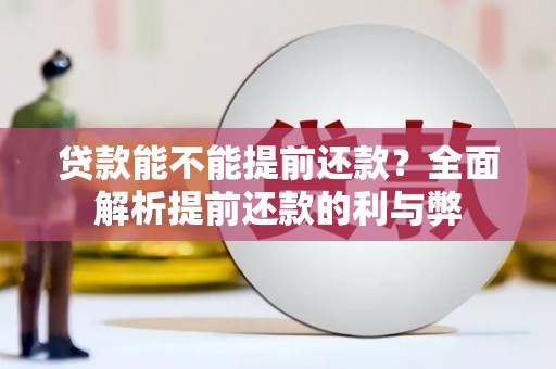 荷塘贷款能不能提前还款？全面解析提前还款的利与弊