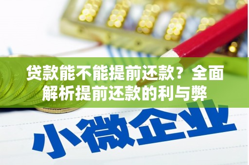 荷塘贷款能不能提前还款？全面解析提前还款的利与弊