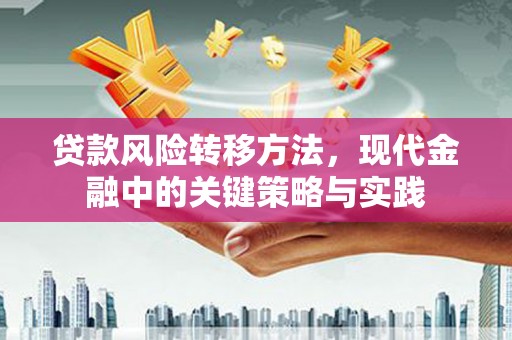 荷塘贷款风险转移方法，现代金融中的关键策略与实践