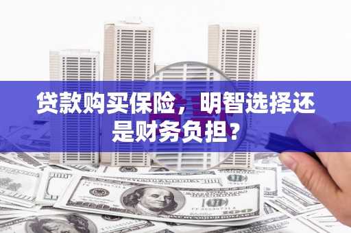 荷塘贷款购买保险，明智选择还是财务负担？