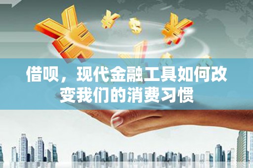 荷塘借呗，现代金融工具如何改变我们的消费习惯