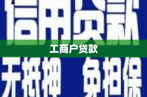 荷塘工商户贷款
