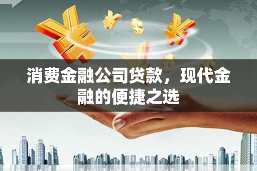 荷塘消费金融公司贷款，现代金融的便捷之选