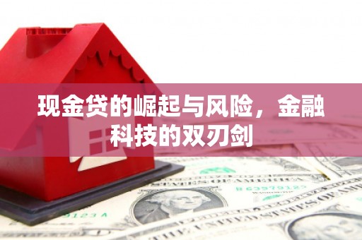 荷塘现金贷的崛起与风险，金融科技的双刃剑