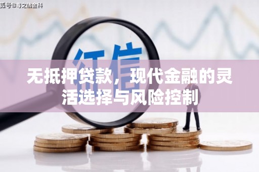 荷塘无抵押贷款，现代金融的灵活选择与风险控制