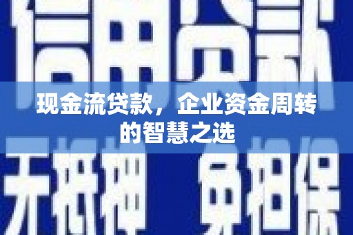 荷塘现金流贷款，企业资金周转的智慧之选