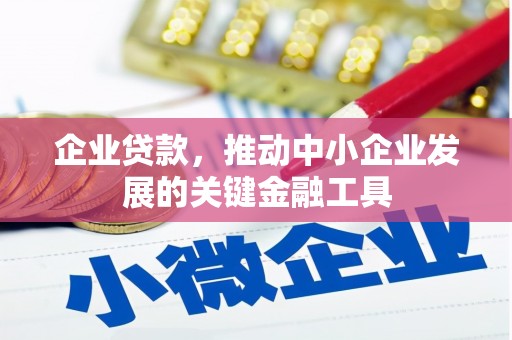 荷塘企业贷款，推动中小企业发展的关键金融工具