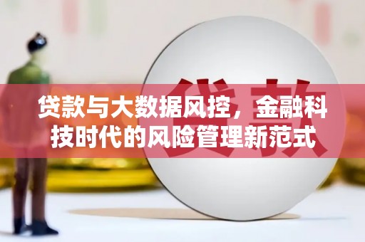 荷塘贷款与大数据风控，金融科技时代的风险管理新范式
