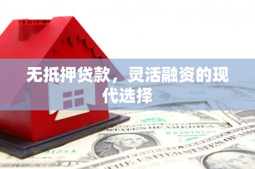 荷塘无抵押贷款，灵活融资的现代选择