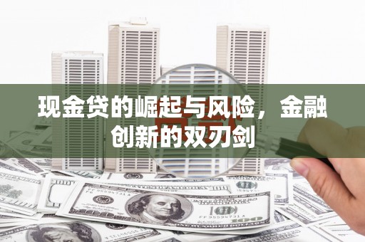 荷塘现金贷的崛起与风险，金融创新的双刃剑