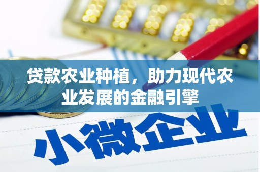 荷塘贷款农业种植，助力现代农业发展的金融引擎