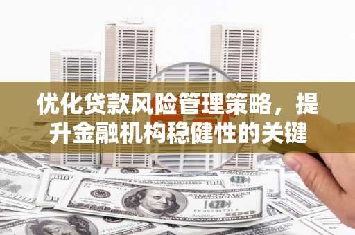 荷塘优化贷款风险管理策略，提升金融机构稳健性的关键