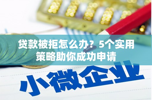 荷塘贷款被拒怎么办？5个实用策略助你成功申请