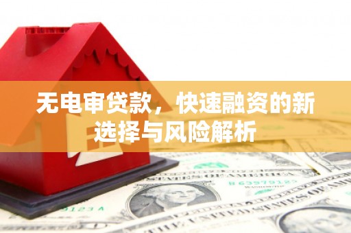 荷塘无电审贷款，快速融资的新选择与风险解析