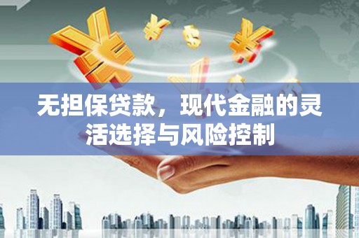 荷塘无担保贷款，现代金融的灵活选择与风险控制