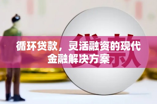 荷塘循环贷款，灵活融资的现代金融解决方案