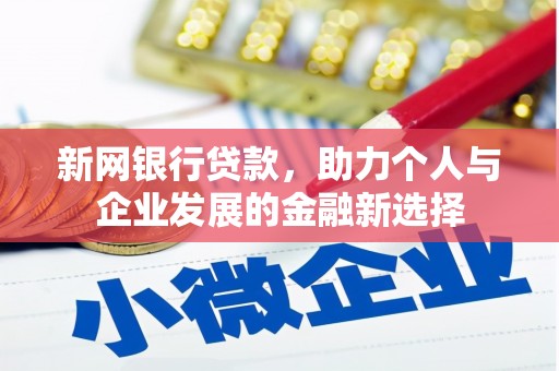 荷塘新网银行贷款，助力个人与企业发展的金融新选择