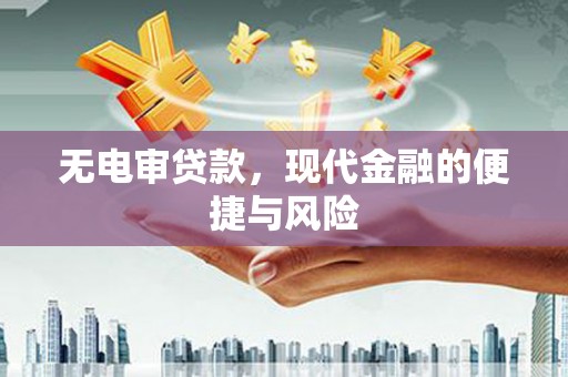 荷塘无电审贷款，现代金融的便捷与风险