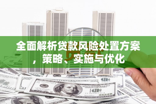 荷塘全面解析贷款风险处置方案，策略、实施与优化