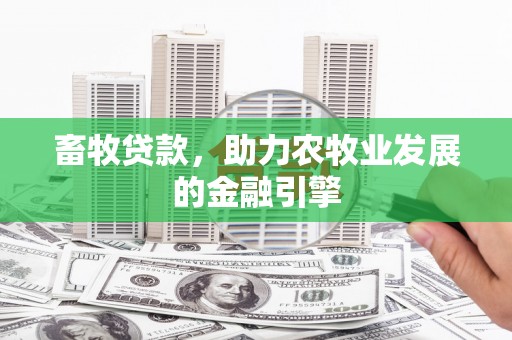 荷塘畜牧贷款，助力农牧业发展的金融引擎