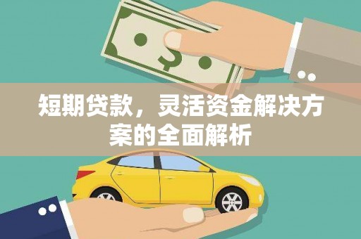 荷塘短期贷款，灵活资金解决方案的全面解析