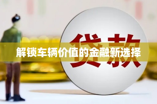 荷塘解锁车辆价值的金融新选择
