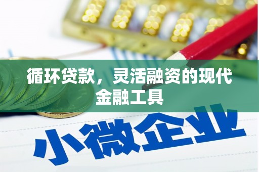 荷塘循环贷款，灵活融资的现代金融工具