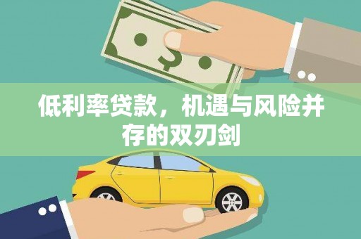 荷塘低利率贷款，机遇与风险并存的双刃剑