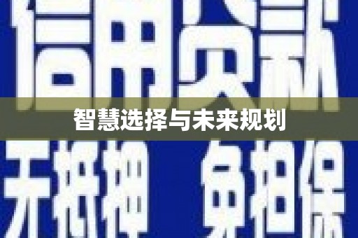 荷塘智慧选择与未来规划