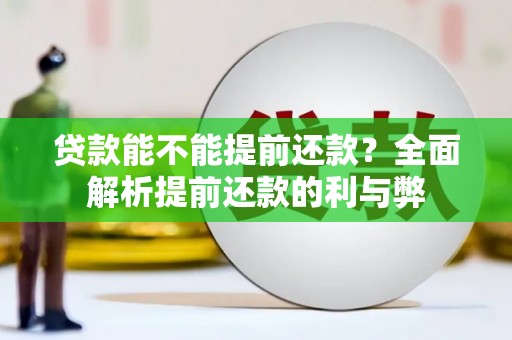 荷塘贷款能不能提前还款？全面解析提前还款的利与弊