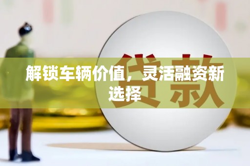 荷塘解锁车辆价值，灵活融资新选择
