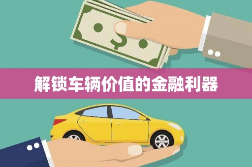 荷塘解锁车辆价值的金融利器