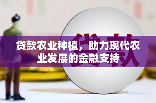 荷塘贷款农业种植，助力现代农业发展的金融支持