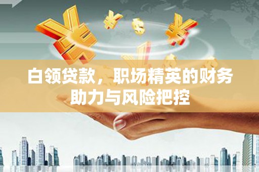 荷塘白领贷款，职场精英的财务助力与风险把控